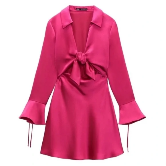 Zara | Dresses | Zara Pink Dress | Poshmark